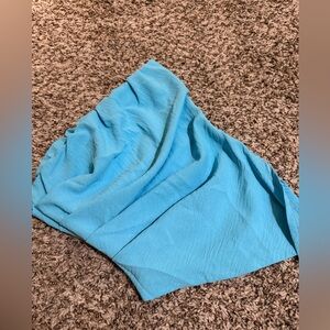 Fashion Nova Blue Crop Top